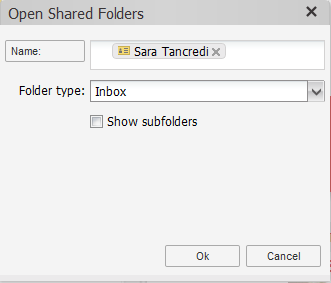 Open shared folders