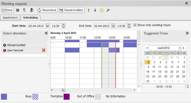 Scheduling/FreeBusy